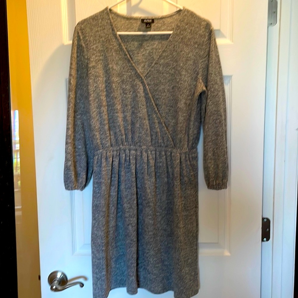 Gray Sweater Dress - Picture 1 of 4